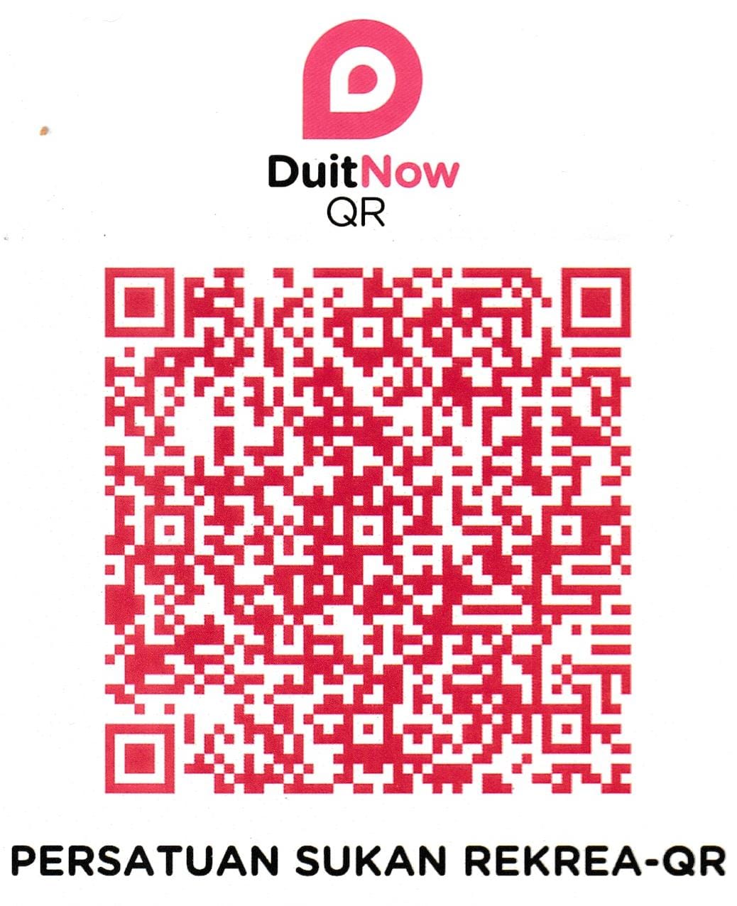 DuitNow QR - Persatuan Sukan Rekreasi Putrajaya